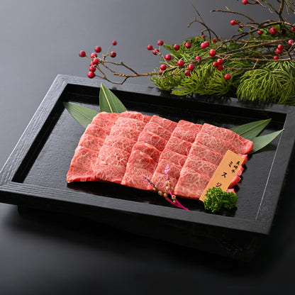 【2025年お歳暮特選冬ギフト】美崎牛 希少部位ミスジ｜葉脈のように美しい霜降り。石垣の塩で味わう贈答品